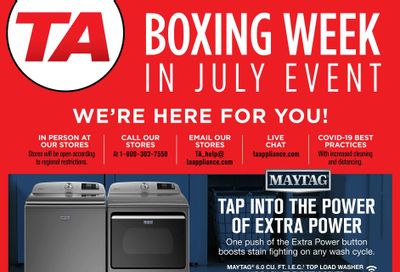 TA Appliances & Barbecues Flyer June 29 to July 15