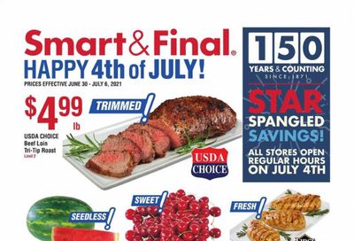 Smart & Final (AZ, CA) Weekly Ad Flyer June 30 to July 6