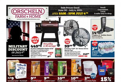 Orscheln Farm and Home (IA, IN, KS, MO, NE, OK) Weekly Ad Flyer June 30 to July 4