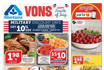 Vons (CA) Weekly Ad Flyer June 30 to July 6