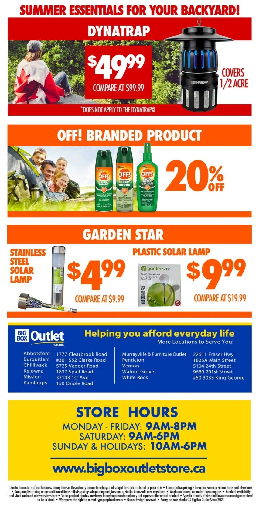 Big Box Outlet Store Flyer June 30 to July 6