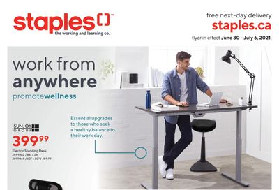Staples Flyer June 30 to July 6