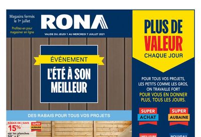 Rona (QC) Flyer July 1 to 7