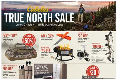 Cabela's True North Sale Flyer June 30 to July 4