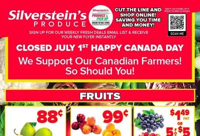 Silverstein's Produce Flyer June 29 to July 3