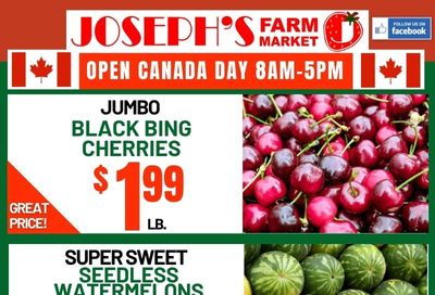 Joseph's Farm Market Flyer June 30 to July 5