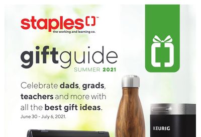 Staples Summer Gift Guide June 30 to July 6