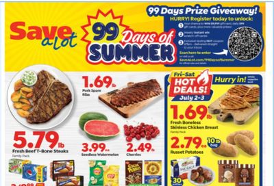 Save a Lot Weekly Ad Flyer June 30 to July 6