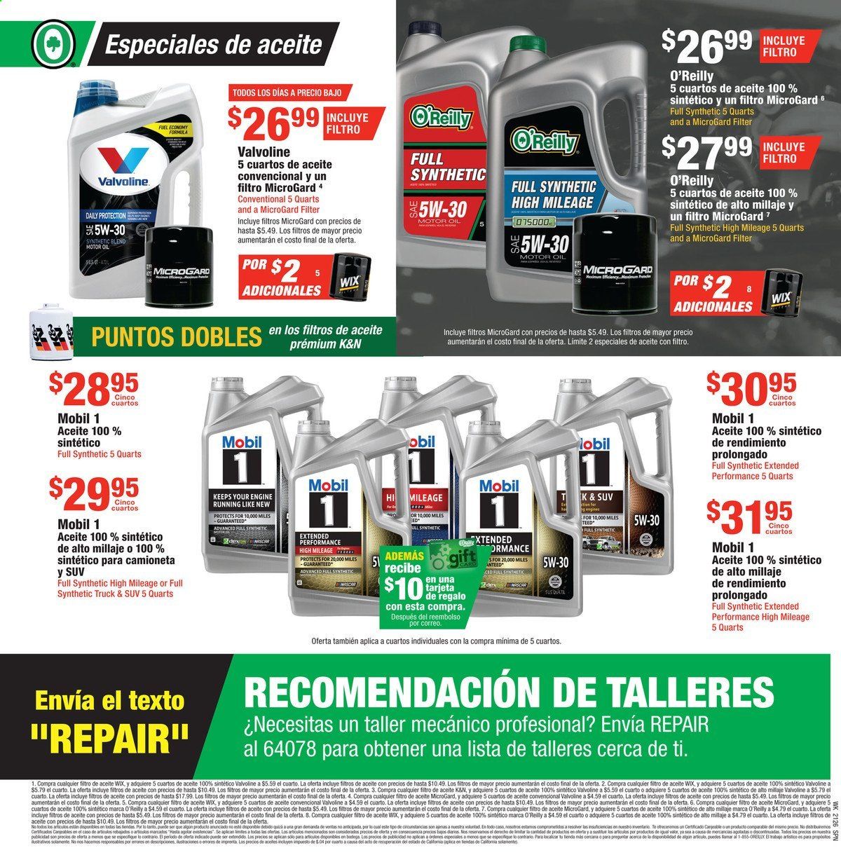 O'Reilly Auto Parts Weekly Ad Flyer June 30 to July 27