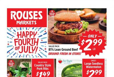 Rouses Markets (AL, LA, MS) Weekly Ad Flyer June 30 to July 7