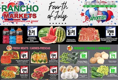 Rancho Markets (UT) Weekly Ad Flyer June 29 to July 5