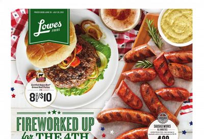 Lowes Foods (NC, SC) Weekly Ad Flyer June 30 to July 20