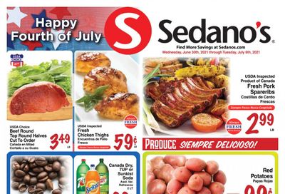 Sedano's (FL) Weekly Ad Flyer June 30 to July 6