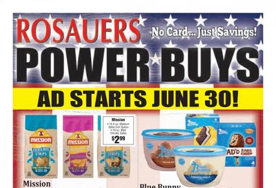 Rosauers (ID, MT, OR, WA) Weekly Ad Flyer June 30 to July 27
