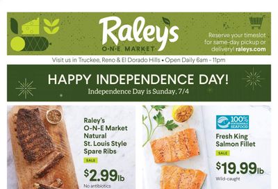 Raley's (CA) Weekly Ad Flyer June 30 to July 6