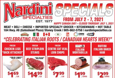 Nardini Specialties Flyer July 1 to 7