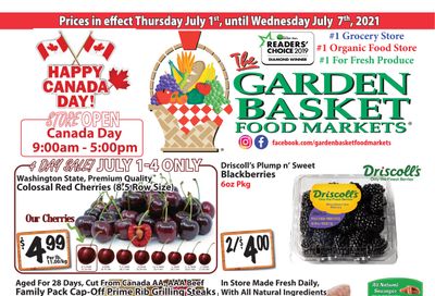 The Garden Basket Flyer July 1 to 7