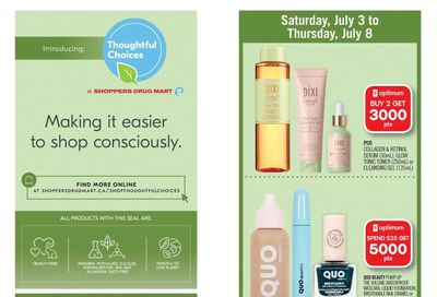 Shoppers Drug Mart (West) Flyer July 3 to 8