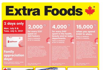 Extra Foods Flyer July 2 to 8