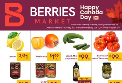 Berries Market Flyer July 1 to 7