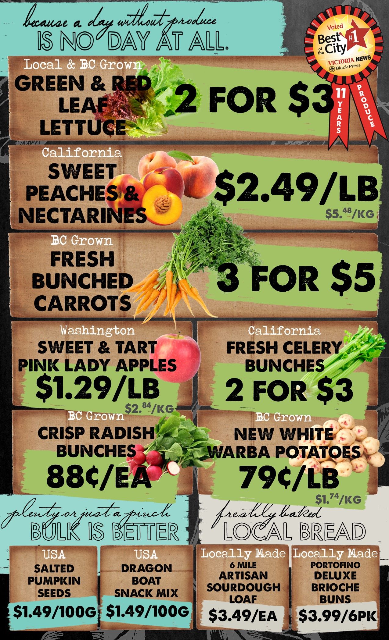 The Root Cellar Flyer July 1 to 7