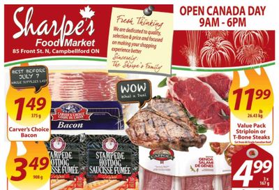 Sharpe's Food Market Flyer July 1 to 7