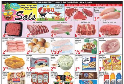 Sal's Grocery Flyer July 2 to 8