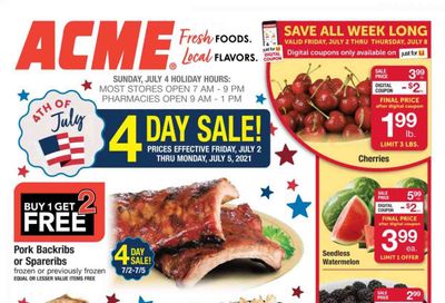 ACME (DE, NJ, NY, PA) Weekly Ad Flyer July 2 to July 8