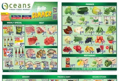 Oceans Fresh Food Market (Brampton) Flyer July 2 to 8