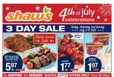 Shaw’s (MA, ME, NH, RI, VT) Weekly Ad Flyer July 2 to July 8