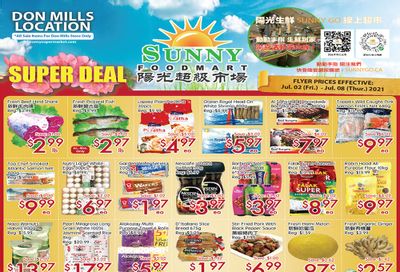 Sunny Foodmart (Don Mills) Flyer July 2 to 8