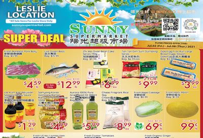 Sunny Supermarket (Leslie) Flyer July 2 to 8