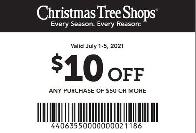 Christmas Tree Shops Weekly Ad Flyer July 1 to July 5