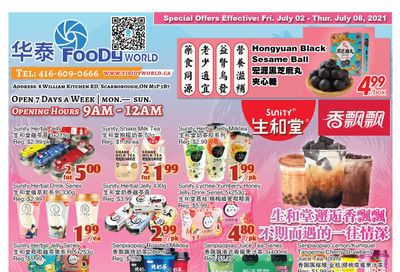 Foody World Flyer July 2 to 8