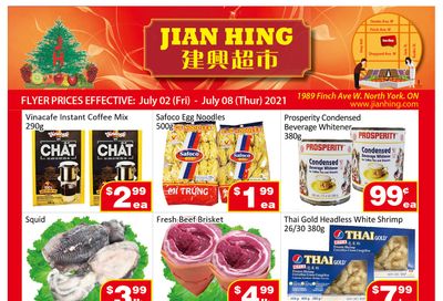 Jian Hing Supermarket (North York) Flyer July 2 to 8