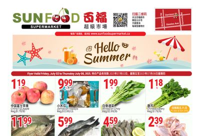 Sunfood Supermarket Flyer July 2 to 8