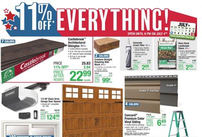 Menards Weekly Ad Flyer July 1 to July 10