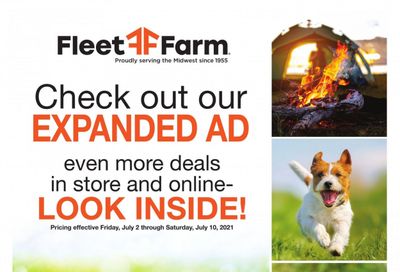 Fleet Farm (IA, MN, ND, WI) Weekly Ad Flyer July 2 to July 10
