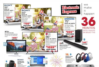 Electronic Express (AL, TN) Weekly Ad Flyer July 4 to July 10
