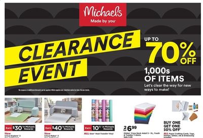 Michaels Weekly Ad Flyer July 4 to July 10