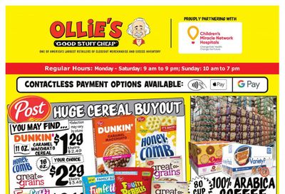 Ollie's Bargain Outlet Weekly Ad Flyer July 4 to July 7