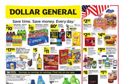 Dollar General (CA) Weekly Ad Flyer July 4 to July 10