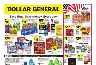 Dollar General (SC) Weekly Ad Flyer July 4 to July 10