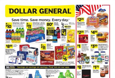 Dollar General (AL) Weekly Ad Flyer July 4 to July 10