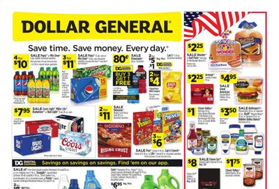 Dollar General (TX) Weekly Ad Flyer July 4 to July 10