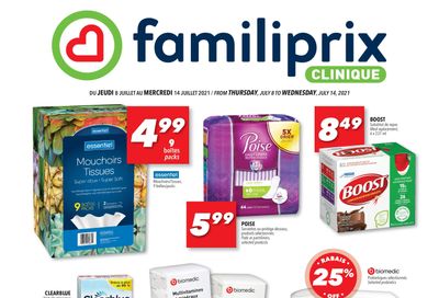 Familiprix Clinique Flyer July 8 to 14