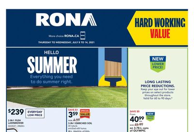 Rona (ON) Flyer July 8 to 14