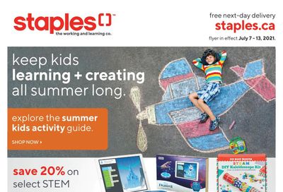 Staples Flyer July 7 to 13