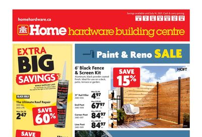 Home Hardware Building Centre (ON) Flyer July 8 to 14