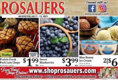 Rosauers (ID, MT, OR, WA) Weekly Ad Flyer July 7 to July 13